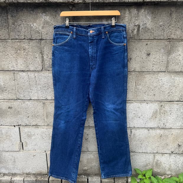 00s 랭글러 빈티지 937str 스판 카우보이컷 데님 팬츠 36