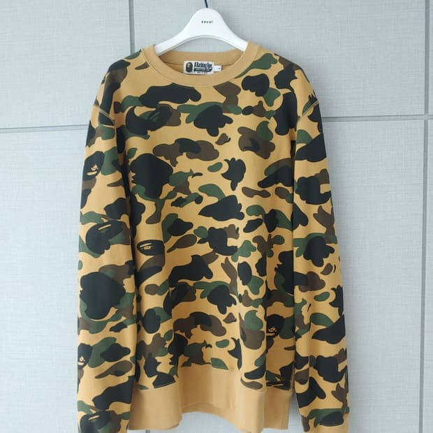 [L] 베이프 1ST 황계 크루넥