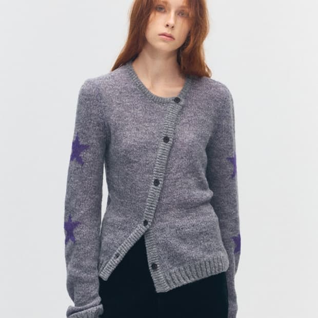 마지셔우드 모헤어 스타 가디건