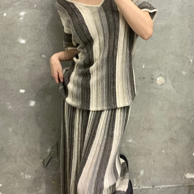 Issey Miyake 이세이미야케 90s 니트 셋업 