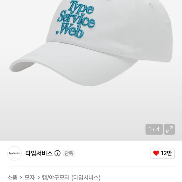 타입서비스 모자 