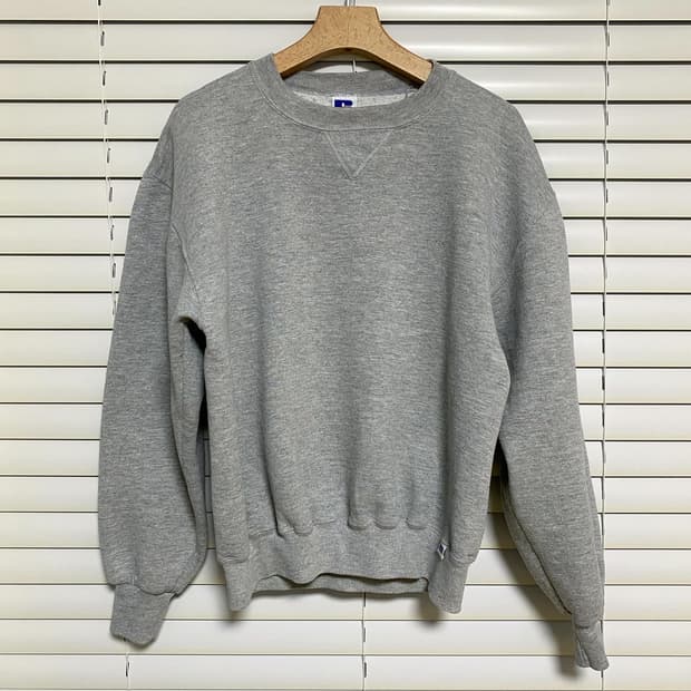 러셀 90s 빈티지 스웻셔츠 그레이