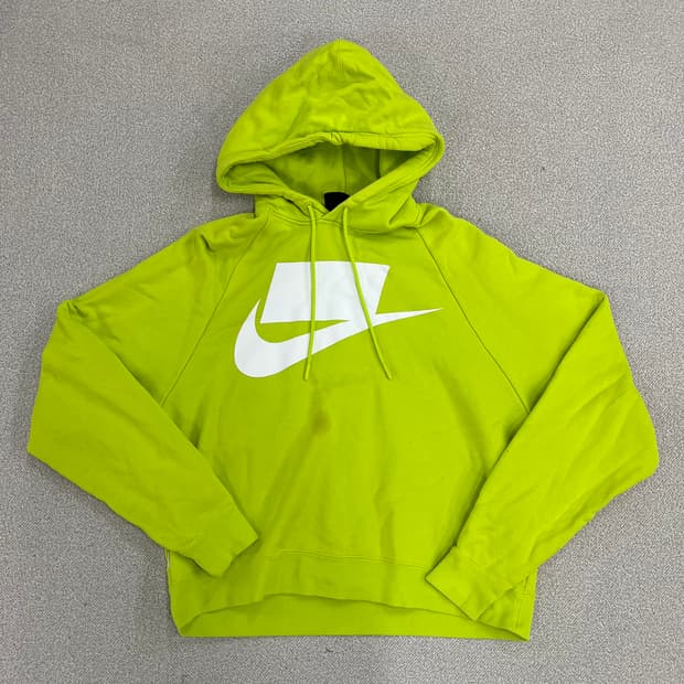 S 나이키 빅로고 루즈핏 후드 티셔츠 0223M1