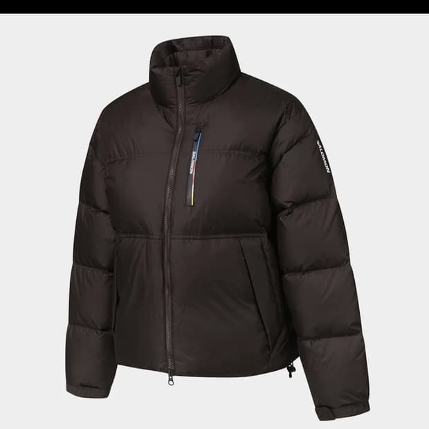 살로몬 컨투어 다운 패딩 초콜렛 S
