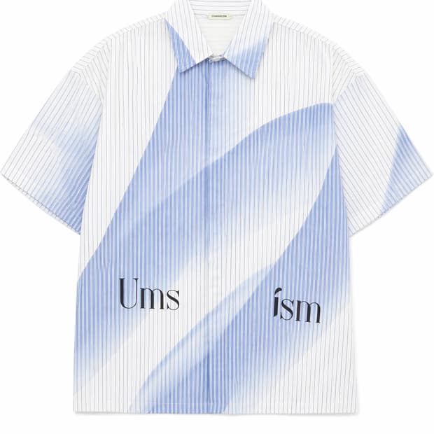 UMAMIISM 스트라이프 셔츠 화이트 L
