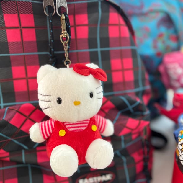 90s Hello Kitty Plush Keyring