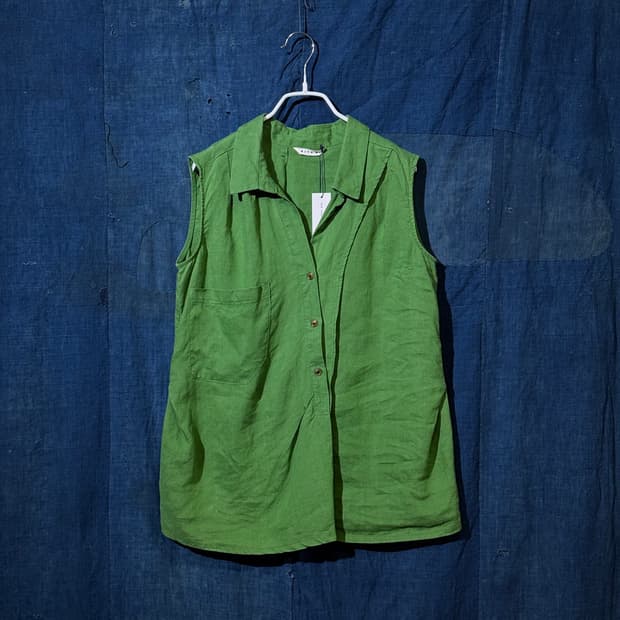 55-66 ) JPN Relaxed Pleat Blouse