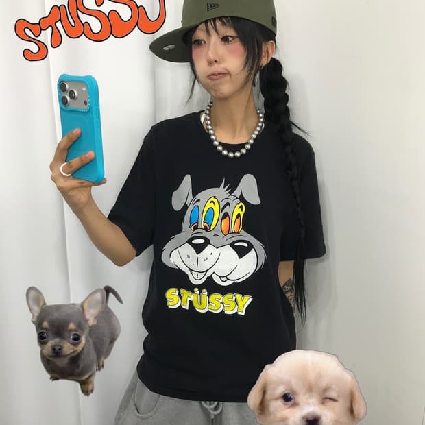 Stussy Twin Dogs T-shirt