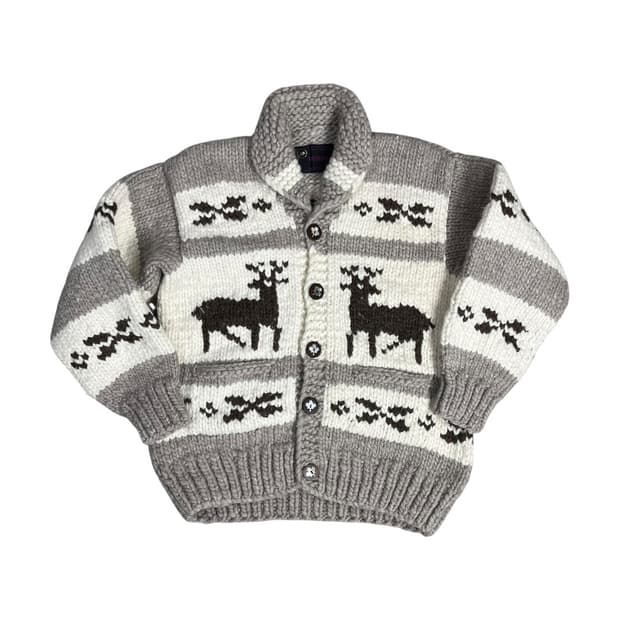 [MERINO Canada] 캐나다 메이플버튼 코위찬 가디건