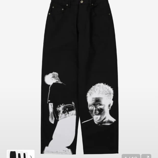 아조바이아조 타이간 블랙 팬츠(L사이즈)