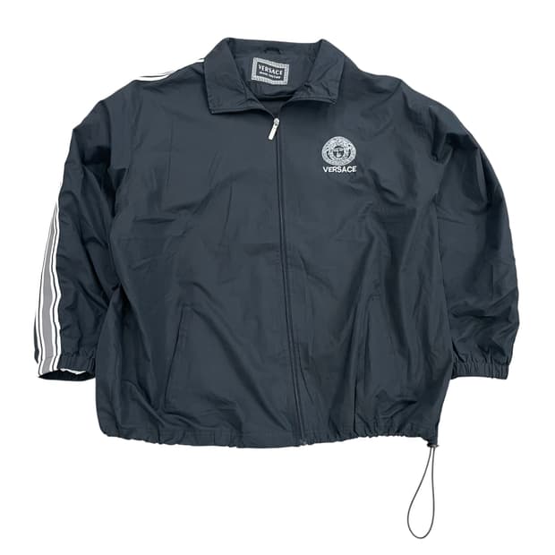 베르사체 블랙 바람막이 자켓