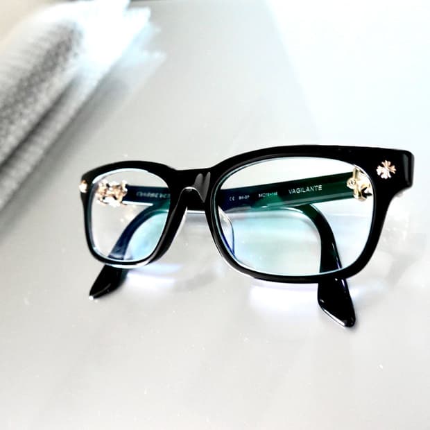 크롬하츠 바질란테 블랙/골드 안경