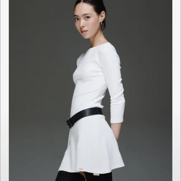 [S] 글로니 g comfort dress white