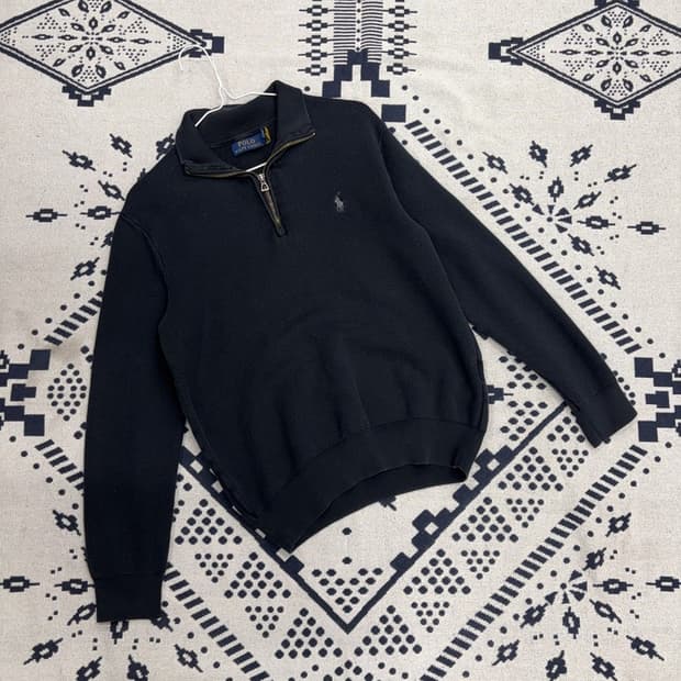 폴로 랄프로렌 신형 QR 반집업 니트 M P00089