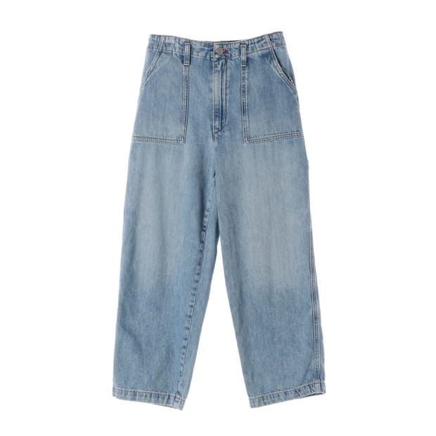 타미진스 와이드 패치 포켓 워커 데님 팬츠