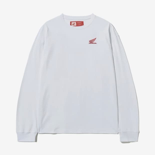 혼다모터사이클어패럴 오리지날 윙로고 롱슬리브(L)