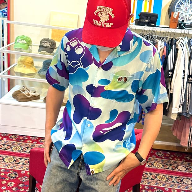 BAPE x Bored Ape Yacht Club 콜라보 반팔셔츠