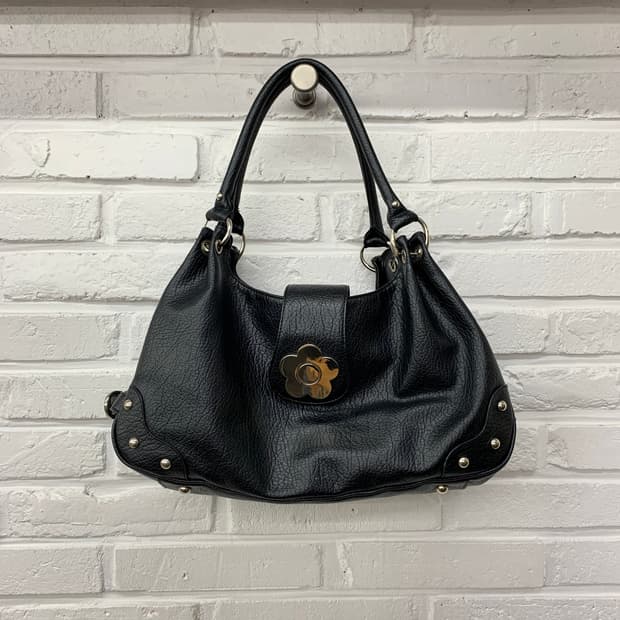 Mary quant 마리퀀트 런던 가죽 숄더백