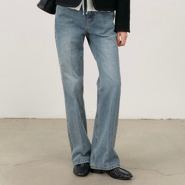 M DUNST 던스트 70s 세미 플레어진 데님 청바지