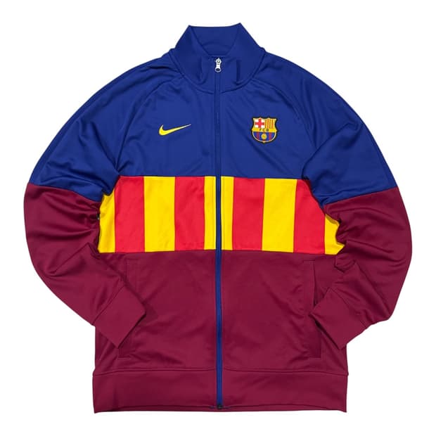 나이키 20-21 바르셀로나 앤섬 트랙탑 져지 M