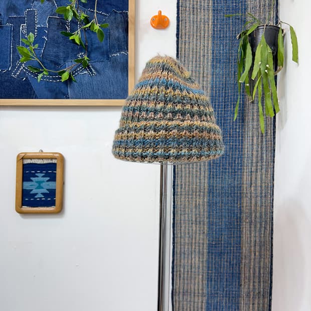 STMICHAEL Multi-Strip Beanie made in ita