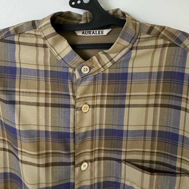 Auralee 오라리 셔츠원피스 
