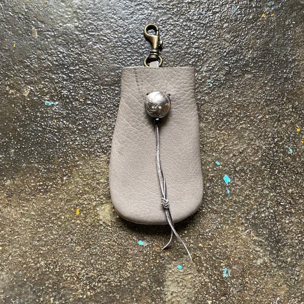 사슴가죽 파우치 키링