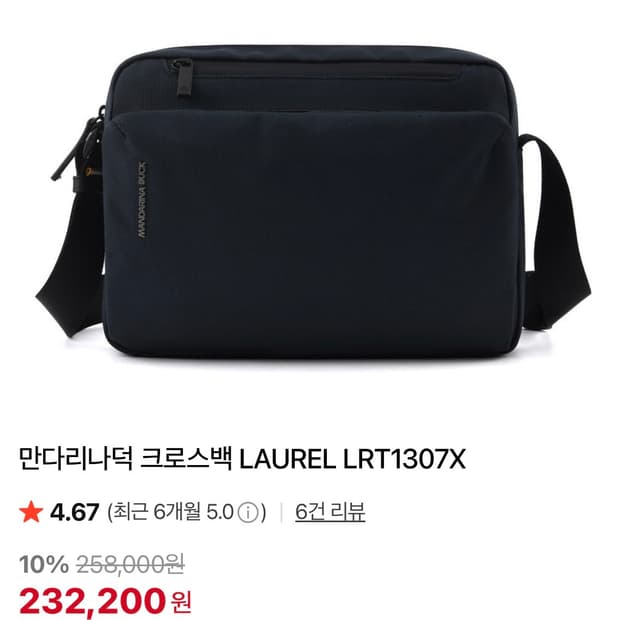 만다리나덕 크로스백 LAUREL LRT1307X