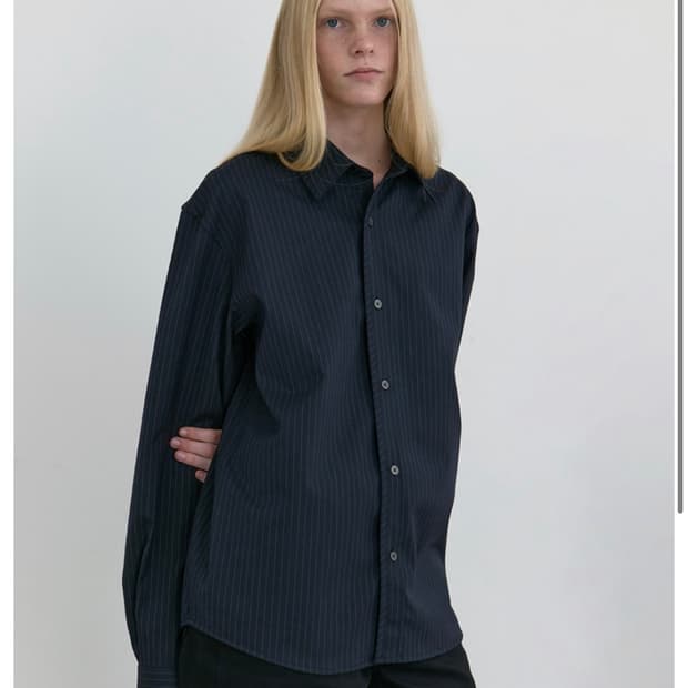 Aieul Harry Shirts_Navy Stripe(48)