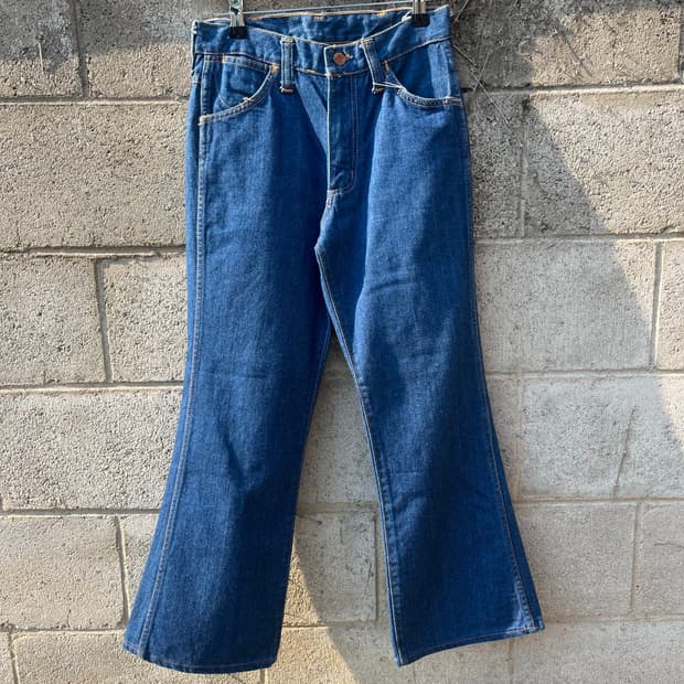 빈티지 wrangler 부츠 컷 데님 팬츠 (25-26)