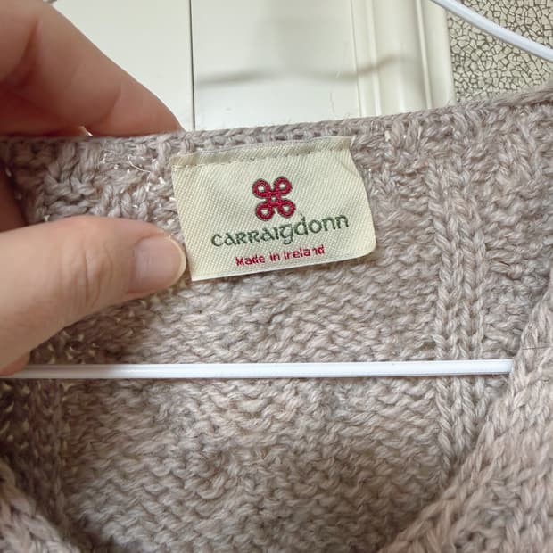 아일랜드 니트 가디건