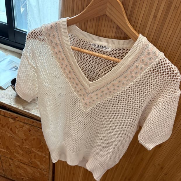 BELLE PAULE V-neck Knit