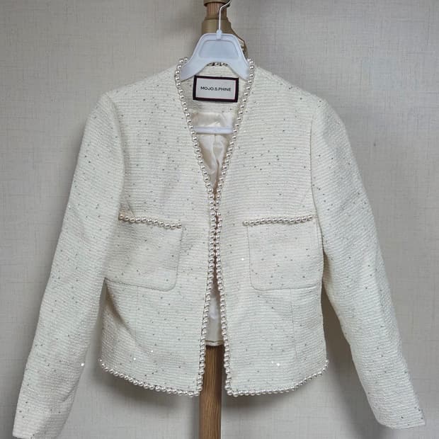 모조에스핀 트위드 자켓 