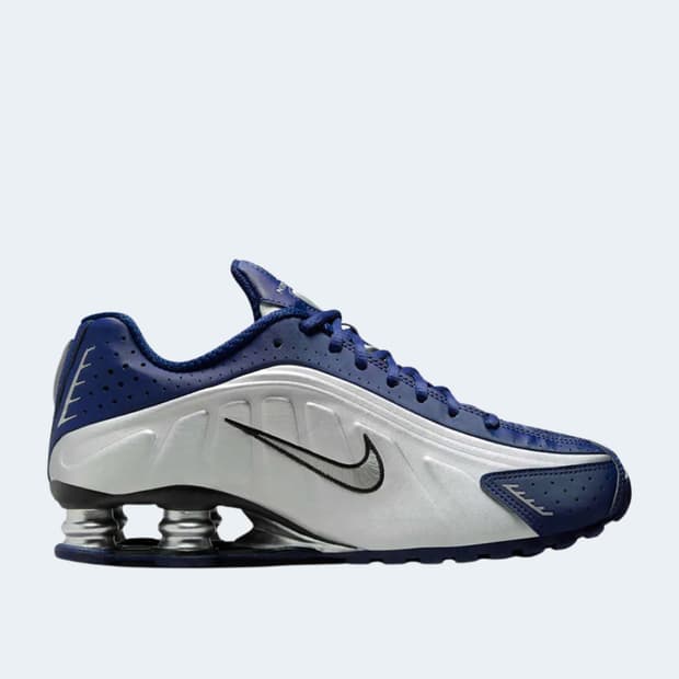 Nike Shox R4 Blue Void Metallic Silv