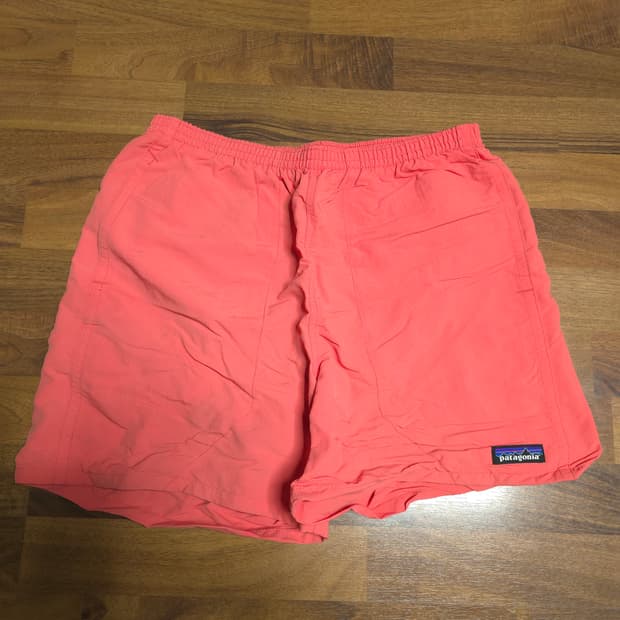 [S]파타고니아 배기스 5인치 쇼츠 팬츠 다홍색
