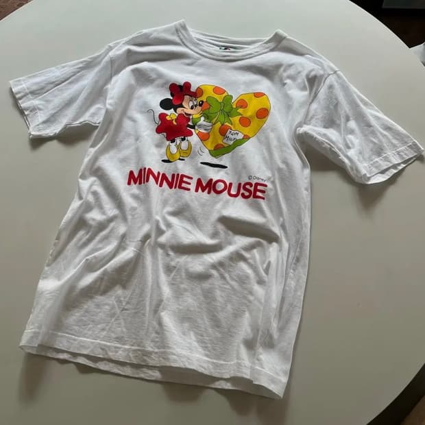 디즈니 미키마우스(미니마우스) 빈티지 셔츠