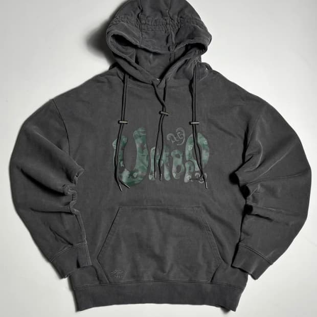 엄브로 UMB X LEEY AW 스트링 후드 티셔츠 R3081