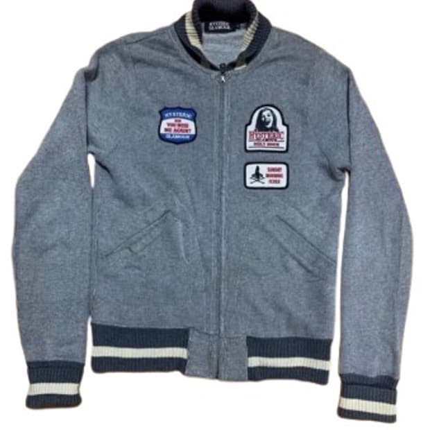 히스테릭그래머 니트집업