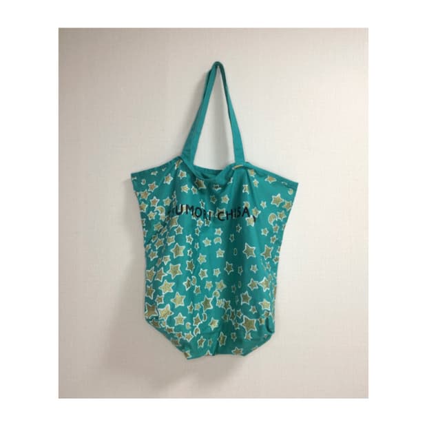 츠모리 치사토 별 무늬 빅 숄더백