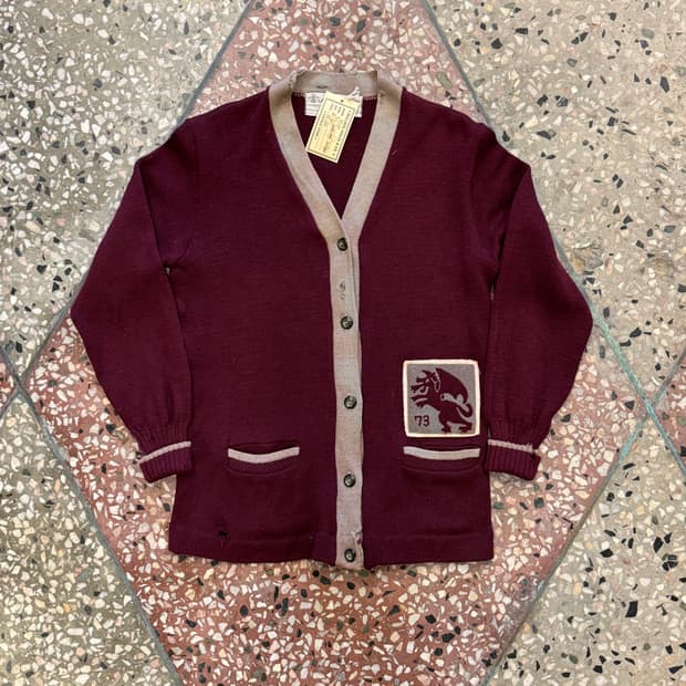 70s Allion 레터맨 가디건 (38)