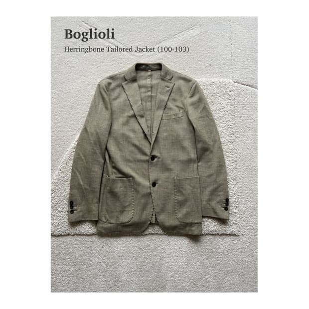 볼리올리 헤링본 테일러드 자켓 (100-103)