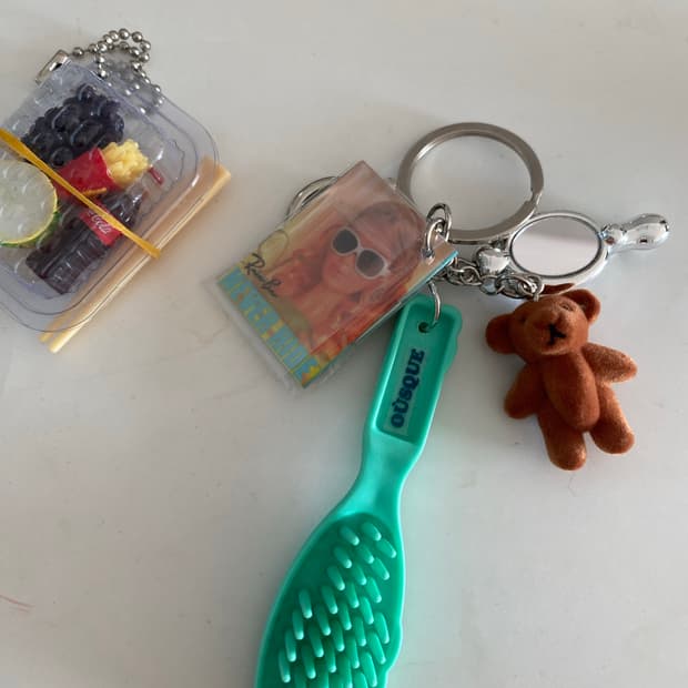 빈티지 바비인형 키링 세트