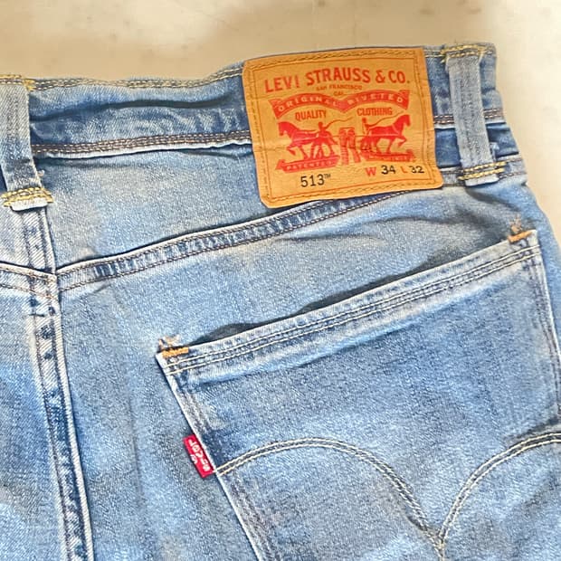 리바이스 빈티지 513 청바지 W34 L32