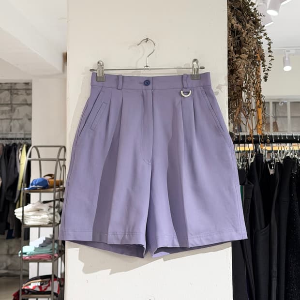 크리스찬 디올 스포츠 라벤더 핀턱 와이드 버뮤다 숏팬츠