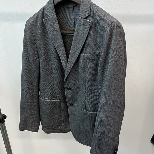 95) 휴고보스 그레이 코튼자켓 