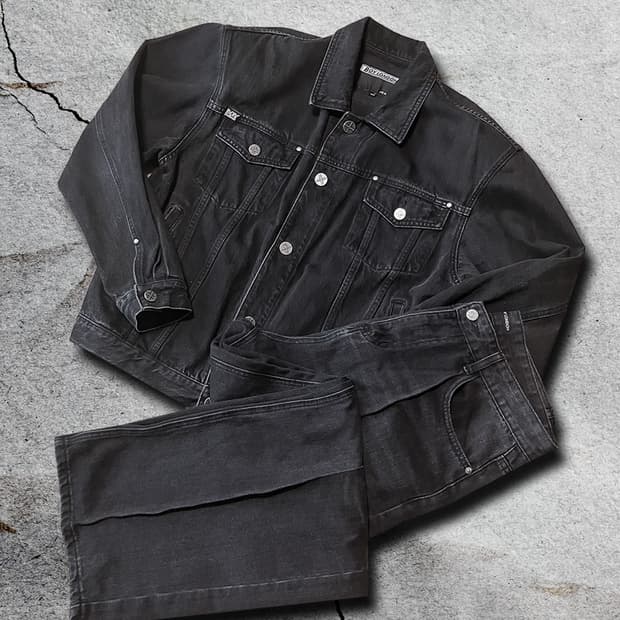 BOY LONDON 보이런던 90s 흑청 데님 셋업 (105)