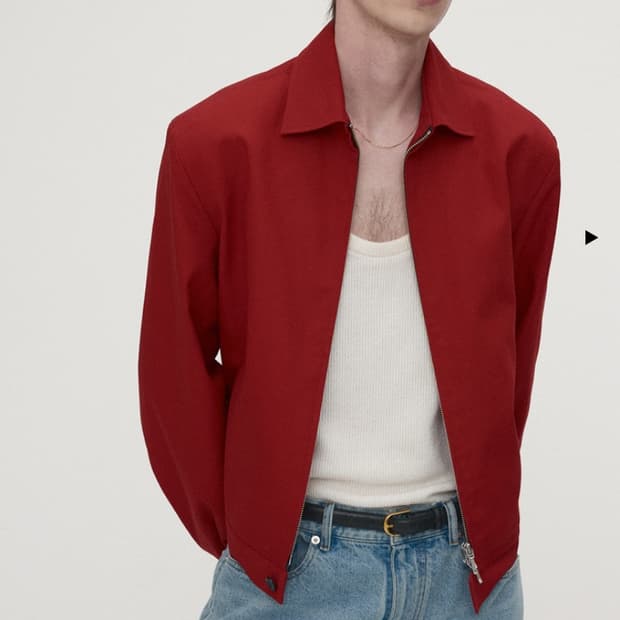 토니웩 코튼 트윌 프렌치 블루종 레드