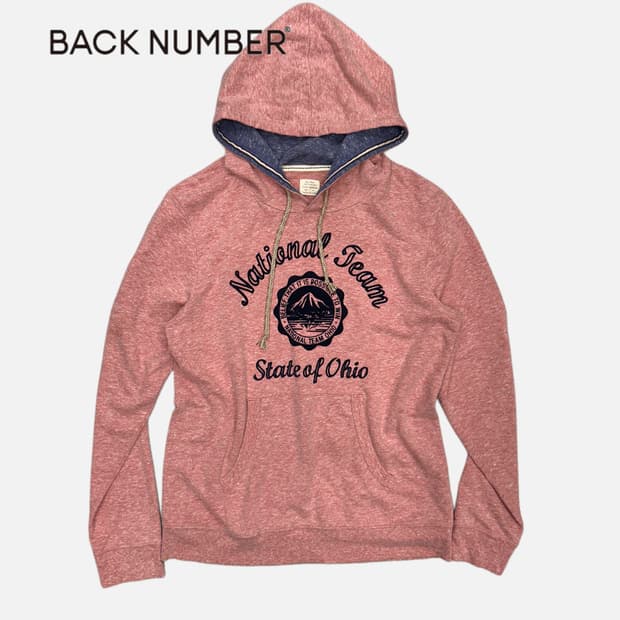 melange pink hood t-shirt