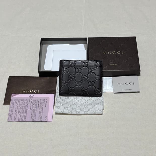 구찌 GG로고 시마 반지갑 [os]