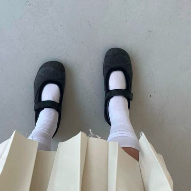 킨 빈티지 플랫 슈즈